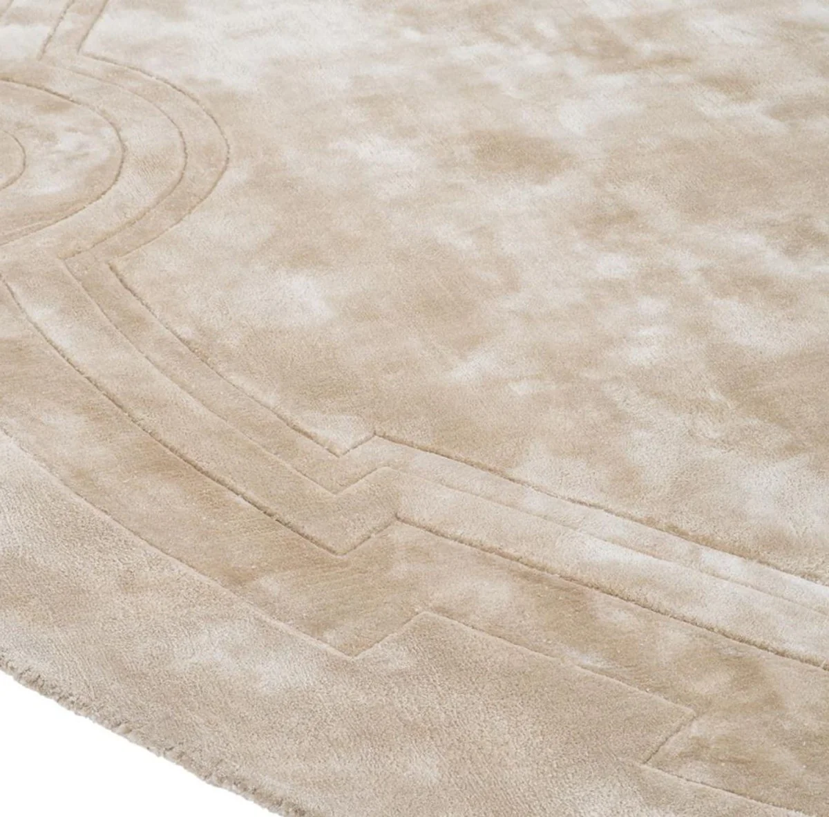 Luxury designer carpet beige diameter 280 cm - Limited Edition