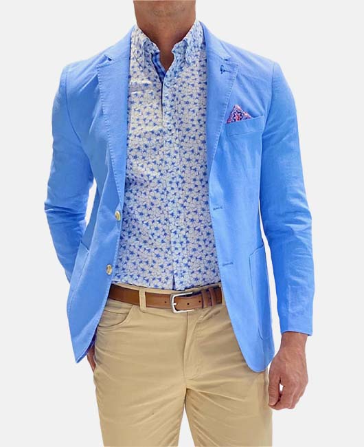 Daily Solid Single Breasted Notch Lapel Pockets Blazer