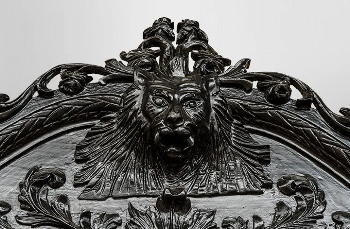 Baroque mirror black - Baroque style mirror with elegant decorations - Huge baroque style wall mirror - Baroque wardrobe mirror - Baroque furniture - Baroque style furniture