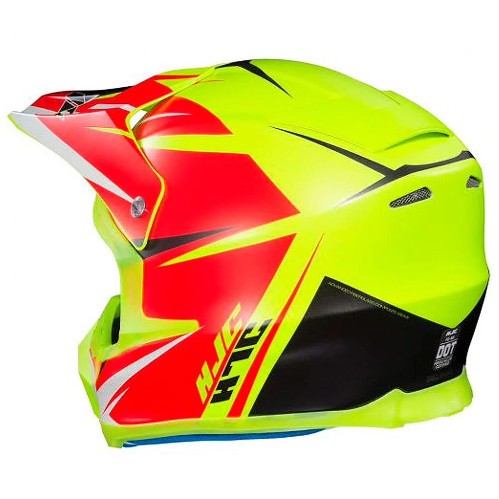 CROSS / ENDURO HELMET HJC FXCROSS AXIS YELLOW / RED