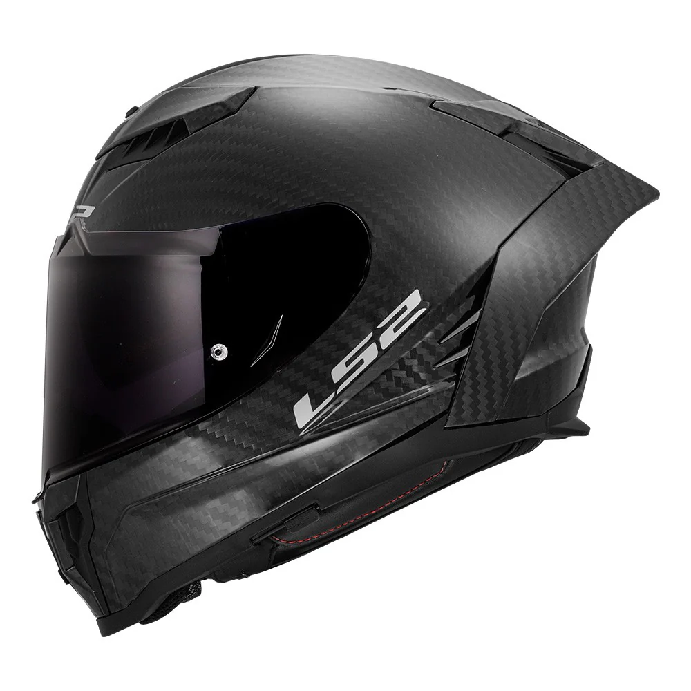 CASCO LS2 FF807 DRAGON CARBON - NEGRO MATE